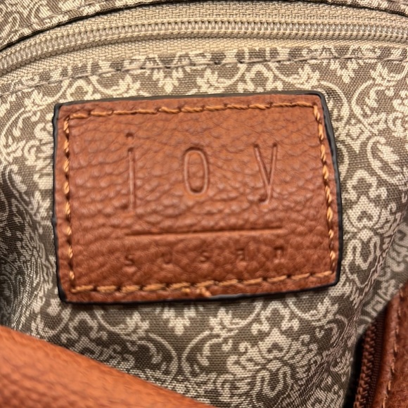 Joy Susan Crossbody Bag Vegan Leather Brown - Picture 2 of 5